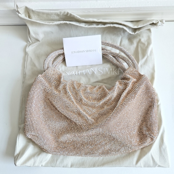New SIMKHAI Ellerie Crystal Vanilla Mini Bag NWT - Picture 10 of 14